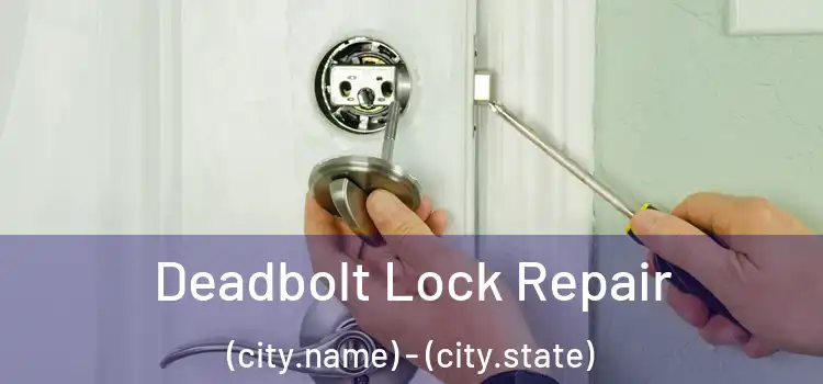  Deadbolt Lock Repair (city.name) - (city.state)